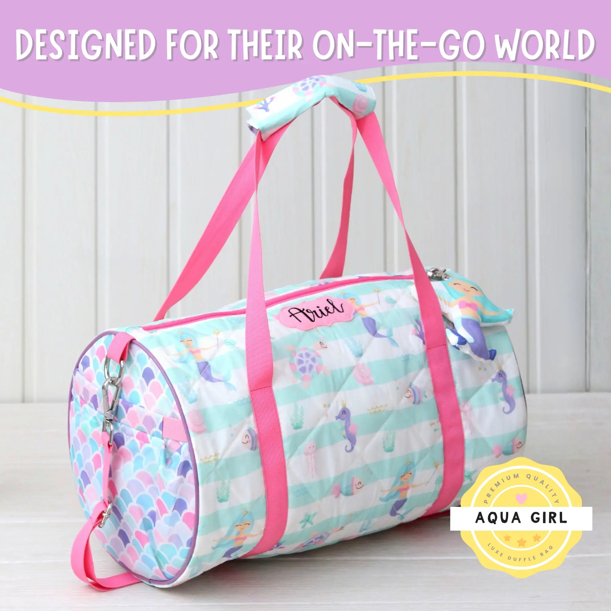 Aqua Girl Luxe Duffle Bag