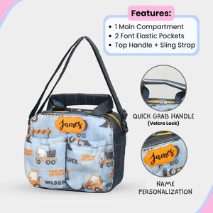Blue Truck Insulated Tiffin Bag