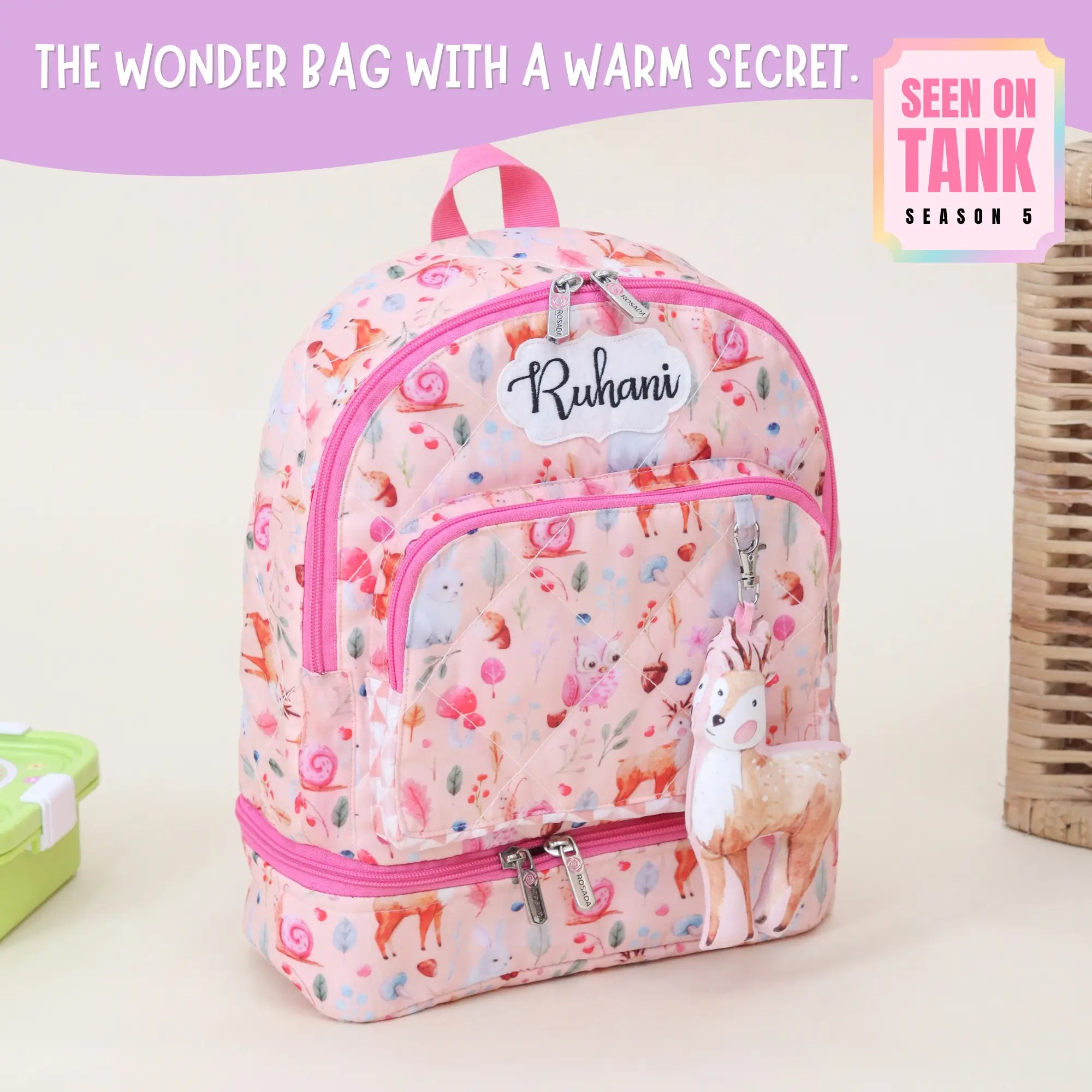 Forest Deer Wonder School Bag