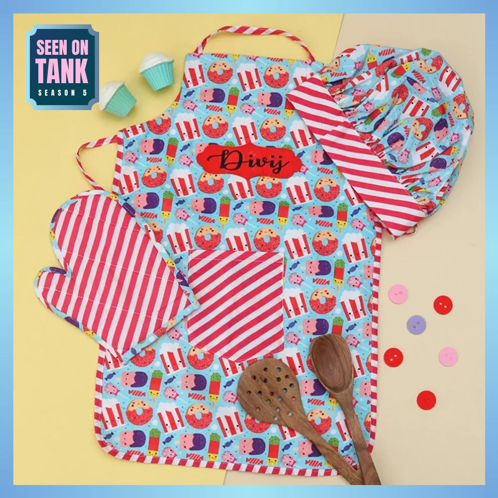 Candy Cane Cooking Apron