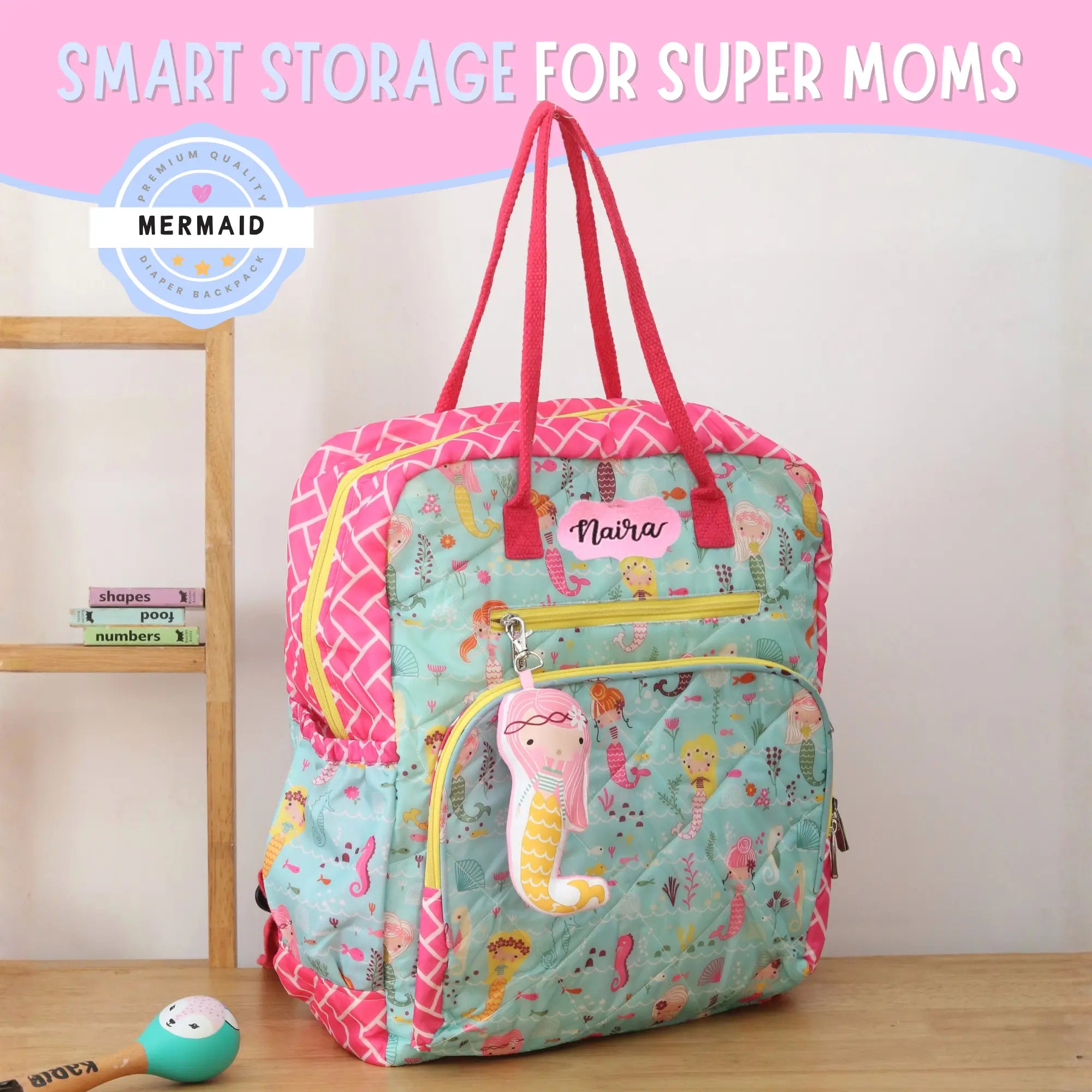 Mermaid Diaper Backpack