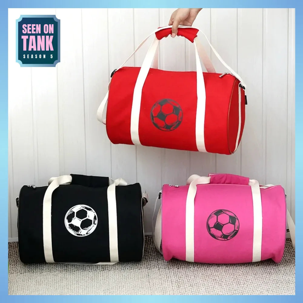 Soccer Canvas Duffle Bag