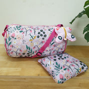 Foldable Duffle Bag - Lilac Garden