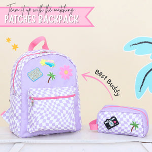 Purple Patches Pouch