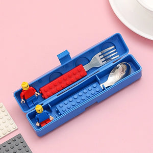 Blocks Spoon N Fork Set