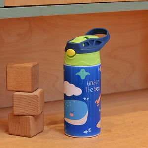 Insulated Steel Sipper Bottle (350ml) - Under The Sea