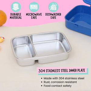 Lazy Zoo Double Lock Bento Box