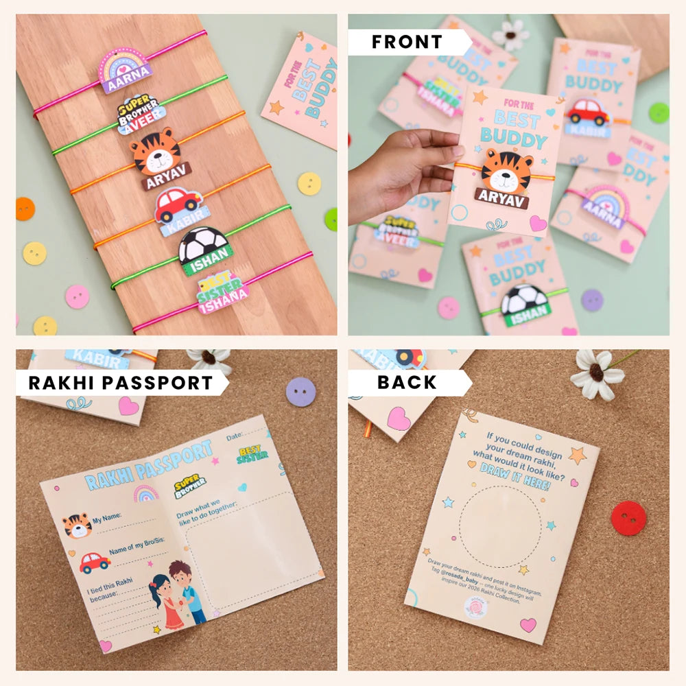 Tiger Personalized Rakhi
