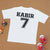 Personalized Soccer Star White T-shirt