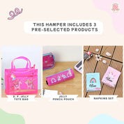 Double Pocket Jelly Tote Bag Set