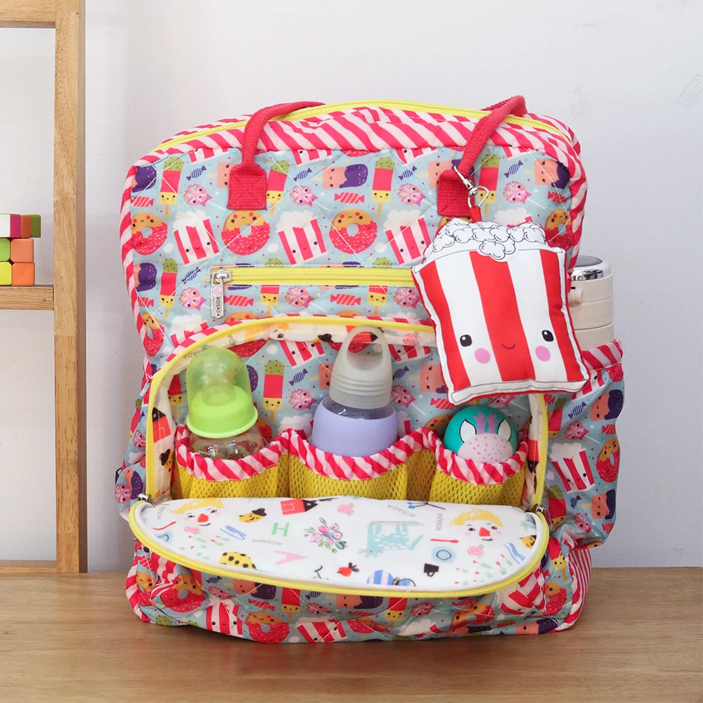 Candy Cane Diaper Backpack