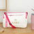White Pink Sports Duffle Bag