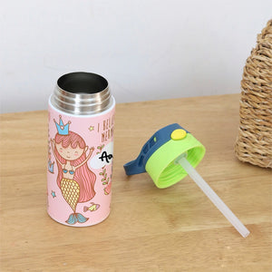 Insulated Steel Sipper Bottle (350ml) - Mermaid Magic