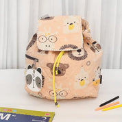 Pink Lion Rucksack Bag