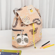 Pink Lion Rucksack Bag