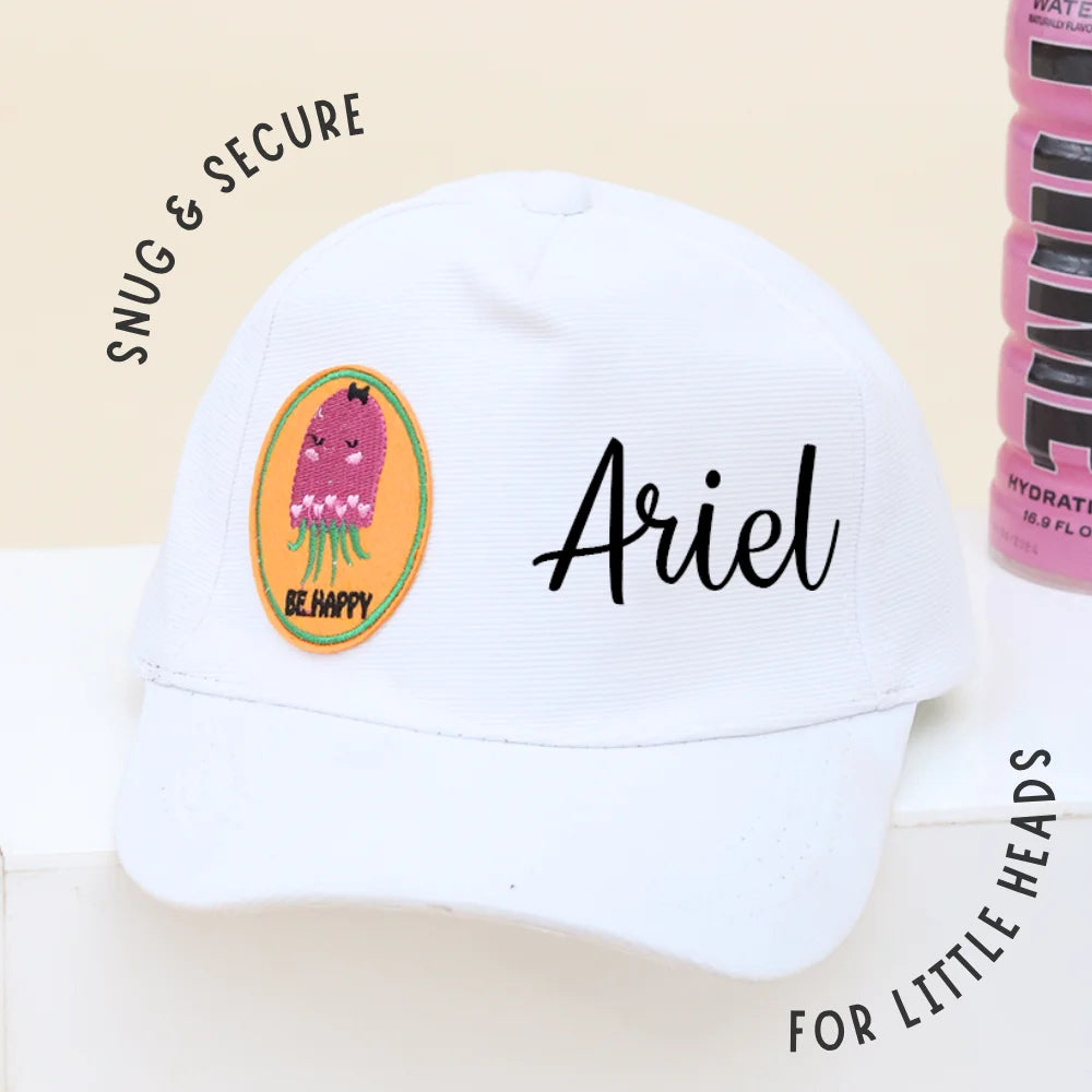 Be Happy White Cap