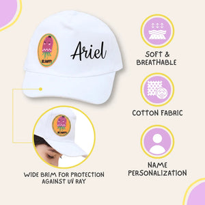 Be Happy White Cap