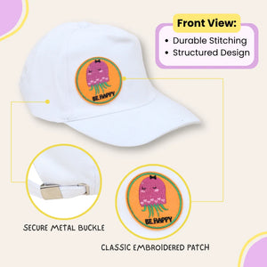 Be Happy White Cap