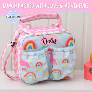 Blue Unicorn Insulated Tiffin Bag