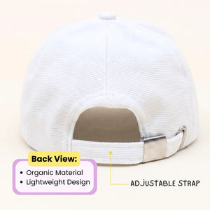 Be Happy White Cap