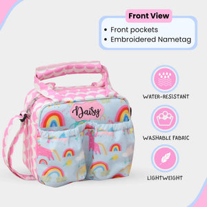 Blue Unicorn Insulated Tiffin Bag