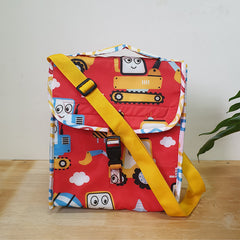 Red Truck Insulated Lunch Bag