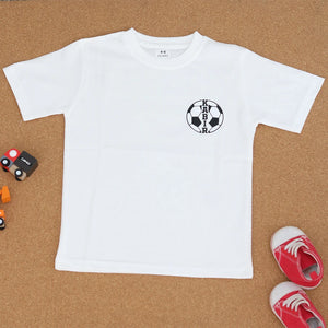 Personalized Soccer Star White T-shirt