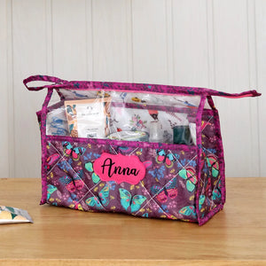 See Thru Toiletries Kit - Flutterfly