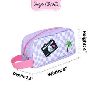 Purple Patches Pouch