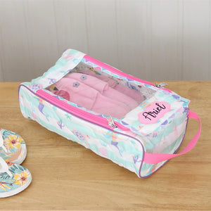 Shoe Bag - Aqua Girl
