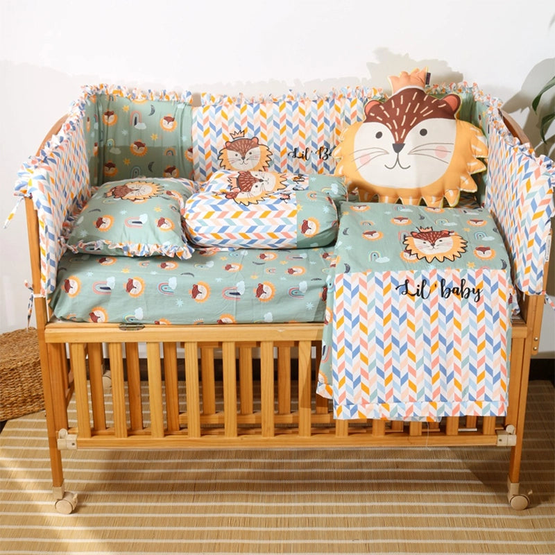 Fancy Lion Baby Bedding Items Rosada Baby