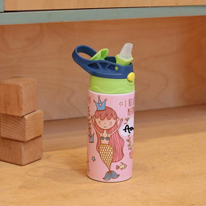 Insulated Steel Sipper Bottle (350ml) - Mermaid Magic
