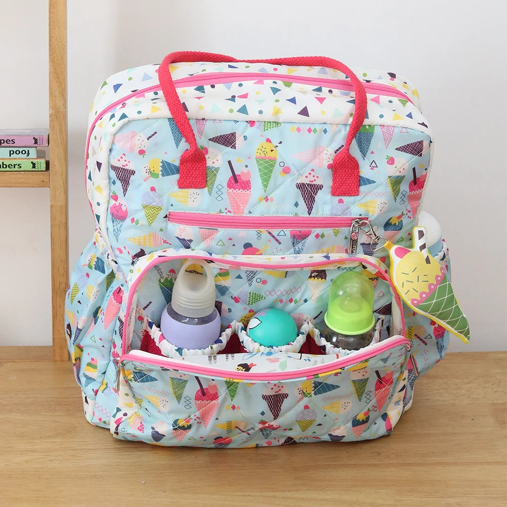 Ice-cream Diaper Backpack