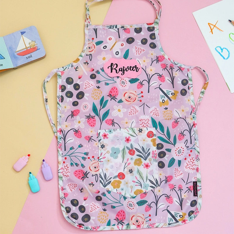 Lilac Garden Art Apron