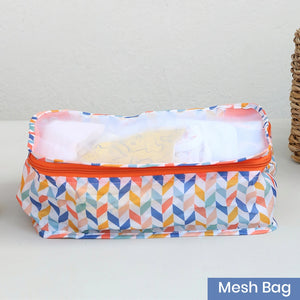 Mesh Bag - English Zigzag