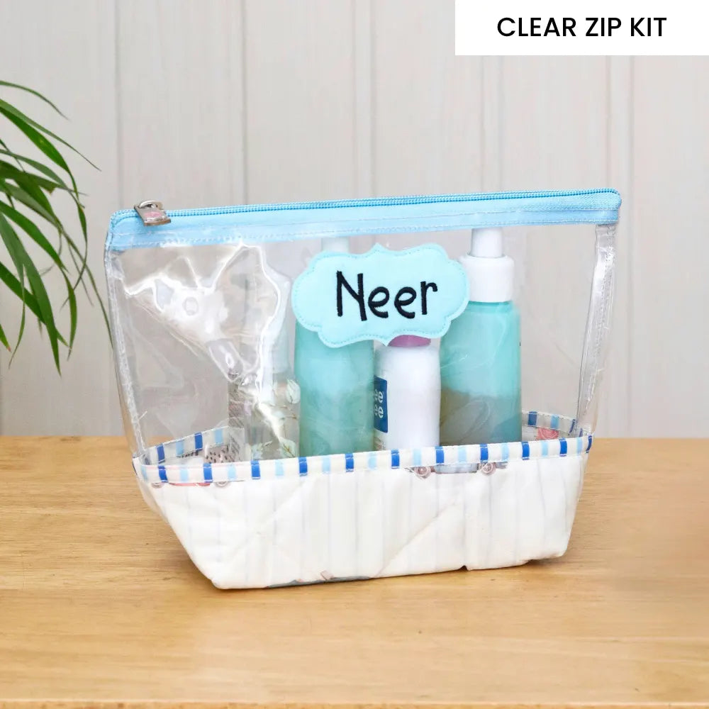 Clear Zip Kit - Roadster Print