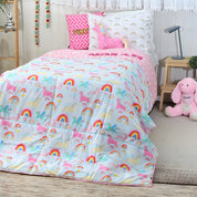 Blue Unicorn Comforter