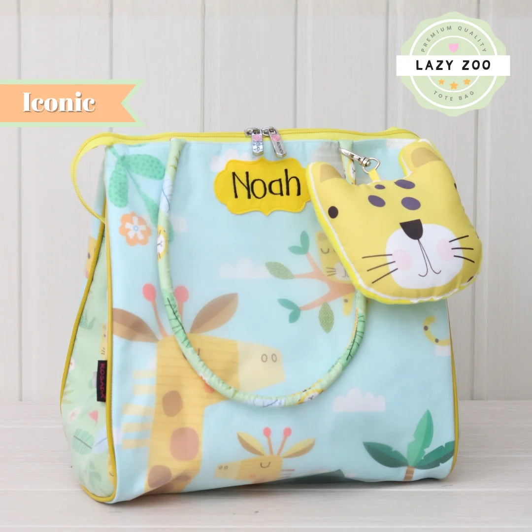 Lazy Zoo Tote Bag