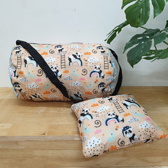 Foldable Duffle Bag - Panda