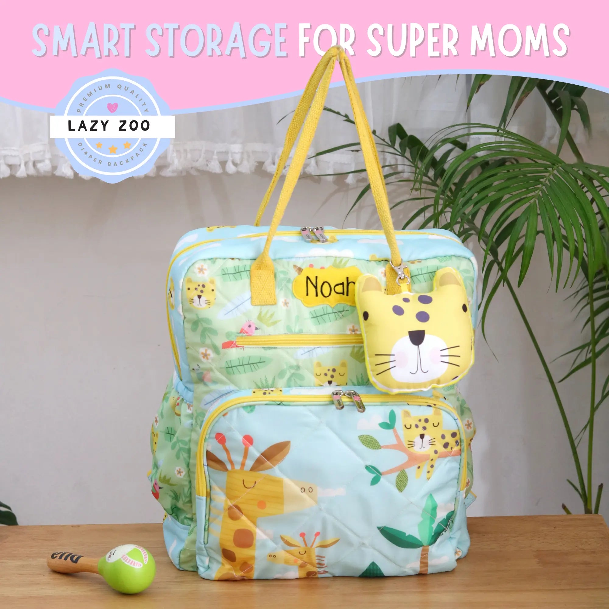 Lazy Zoo Diaper Backpack