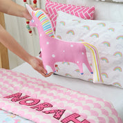 Blue Unicorn Comforter