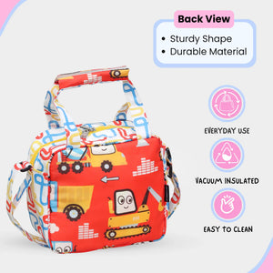 Red Truck Insulated Tiffin Bag