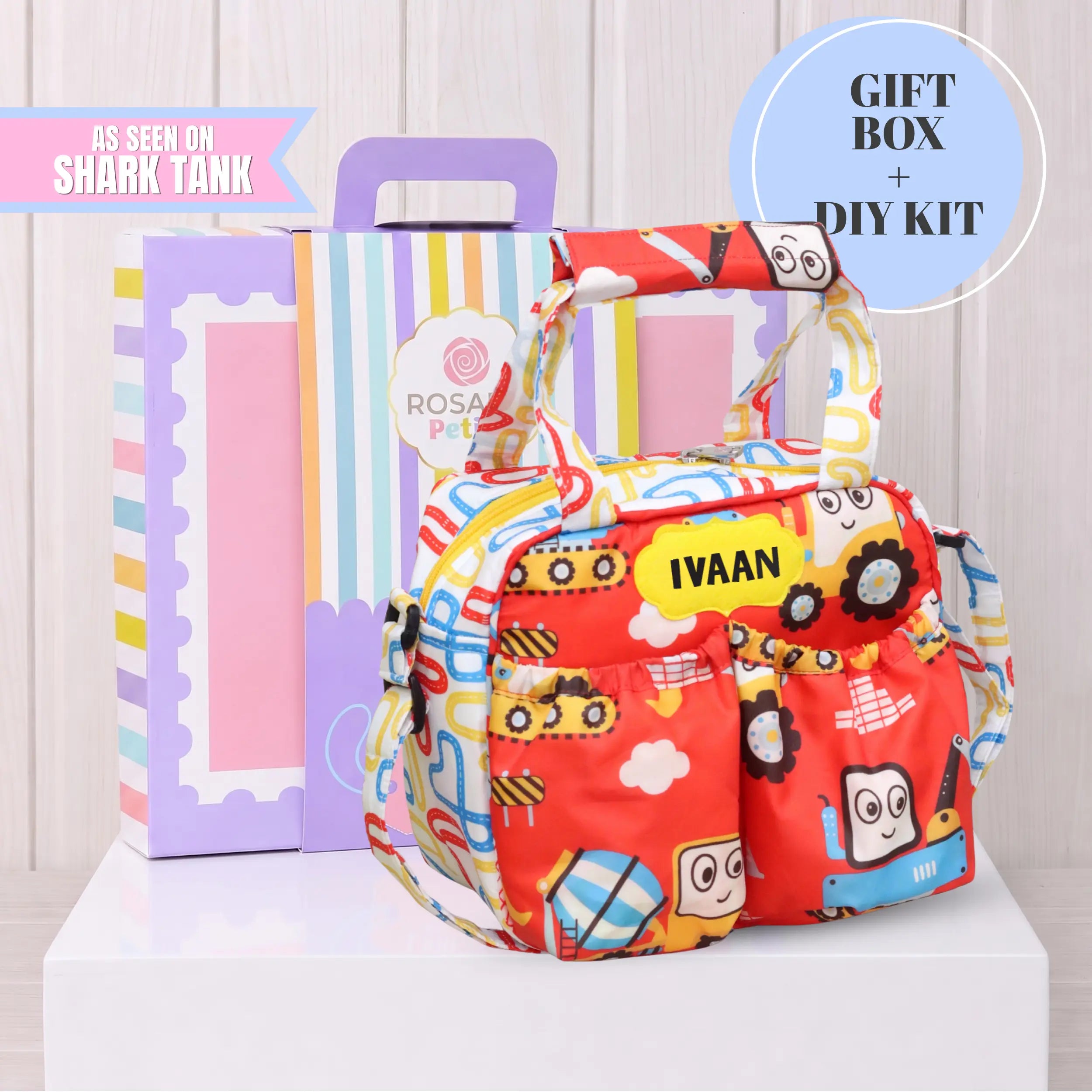 Diy Red Truck Insulated Tiffin Bag