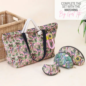 Zebra Tropical Nested Pouch Set