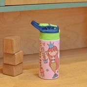 Insulated Steel Sipper Bottle (350ml) - Mermaid Magic