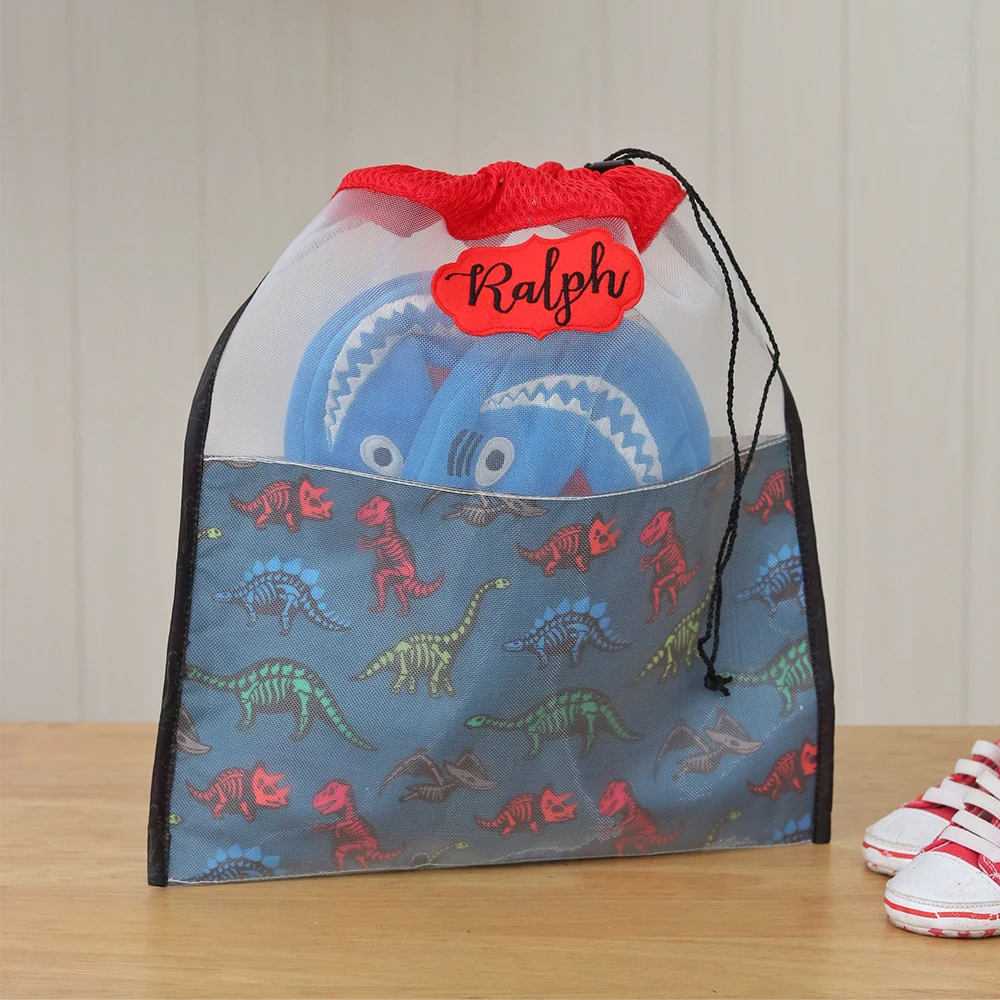 Shoe Pouch - Glow Dino