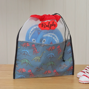 Shoe Pouch - Glow Dino