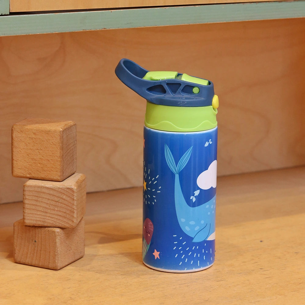 Insulated Steel Sipper Bottle (350ml) - Under The Sea