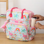 Blue unicorn Diaper Backpack