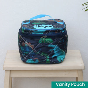 Vanity Pouch - Blue Dino